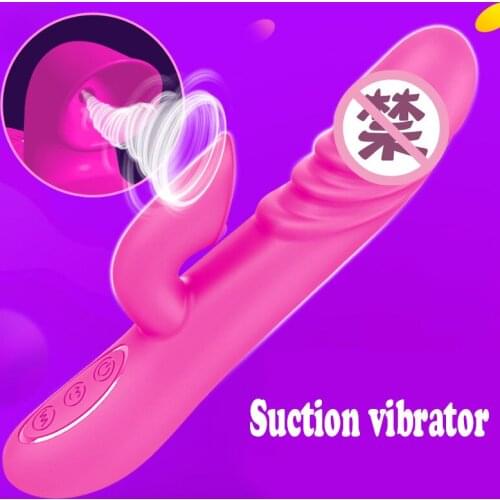 12 speed Sucking Rabbit Vibrator Female Nipple Clitoral Stimulator Oral Sex Masturbator Dildo Vibrator For Woman