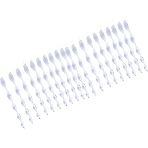 20 Pack Bird Repellent Wind Twisting Scare Rods (12 inch Silver) From Home/Garden