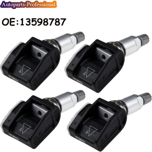 4 pcs/lot Car accessories TPMS Sensor 13598787 For C adillac C hevrolet G MC TPMS Tire Pressure Sensor 433MHZ