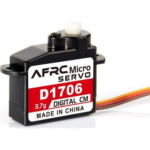 AFRC D1706 3.7g Micro Servo digital steering gear for indoor RC Drone RC helicopter Fixed-wing Drone Glider model