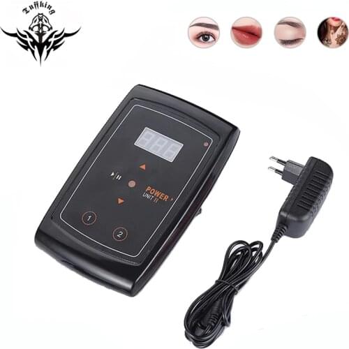 Permanent Makeup Power Supply For Body Art Eyebrow Make Up Machine Adapter Lips Tattoo Power For Tattoo Supply Kit Drop Shipping