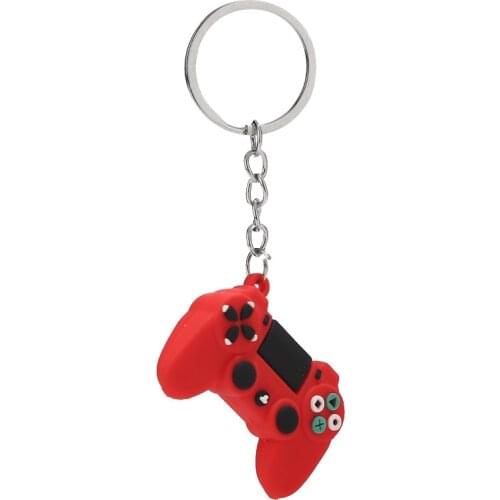 Game Machine Keychain & Keyring Cute Gamepad Boyfriend Joystick Key Chain PS4 Game Console Keychains Bag Car Hanging Key Ring