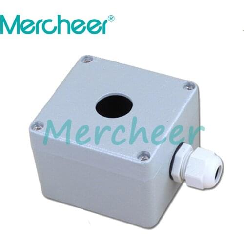 BX1-22 One hole aluminium alloy material 80*76*60 sealed junction box for switches and buttons