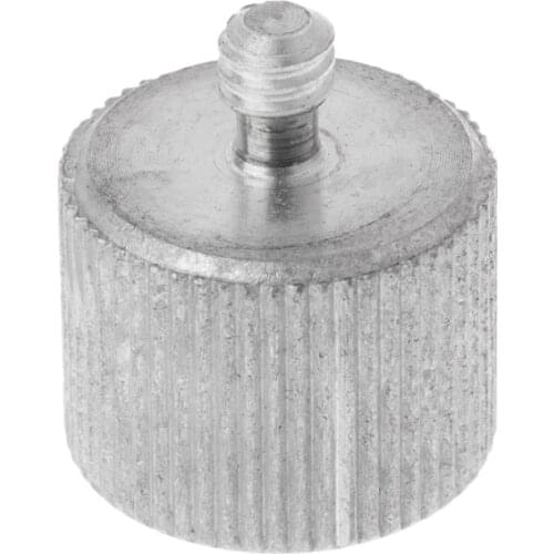 Cheap and durable 5/8 inch to 1/4 inch adapter for 1/4 thread level and rangefinder 5/8 inch tripod bracket