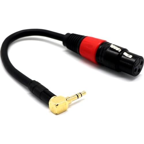 DIY 3.5 turn XLR audio mixer line Canon 3.5 computer SLR microphone line microphone line