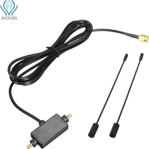 DVB-T ISDB-T 433MHZ Signal Antenna General Motors cars Radio Digital TV Antenna Amplifier SMA connector double-sided antenna