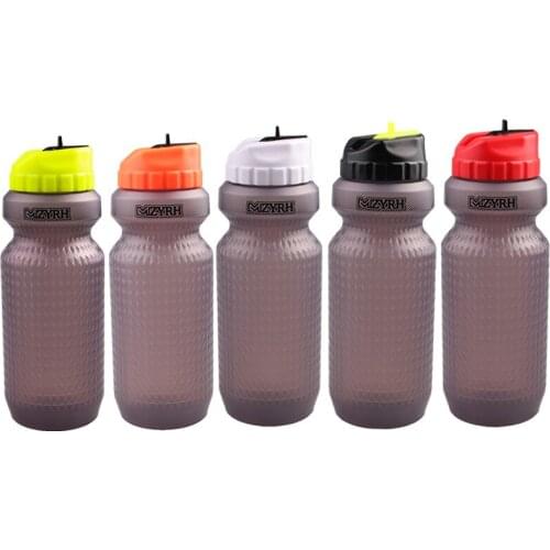 Food silica gel 650ml Bicycle outdoor sports fitness water bottle mountain road bike cycling water bottle soft portable squeeze