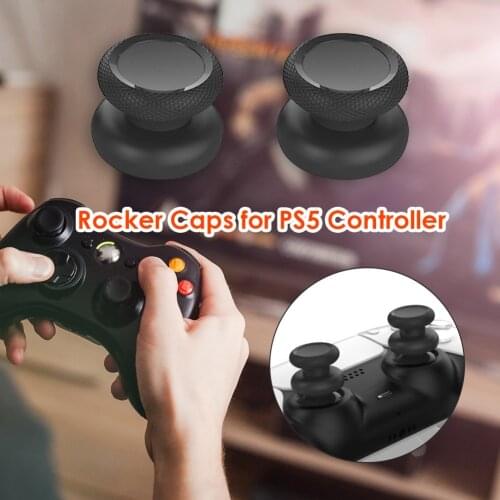1 Pair Gamepad Hand Grip Extenders Caps Controller Joystick Cover Thumb Grips Caps for Sony PlayStation 5 PS5 Accessories