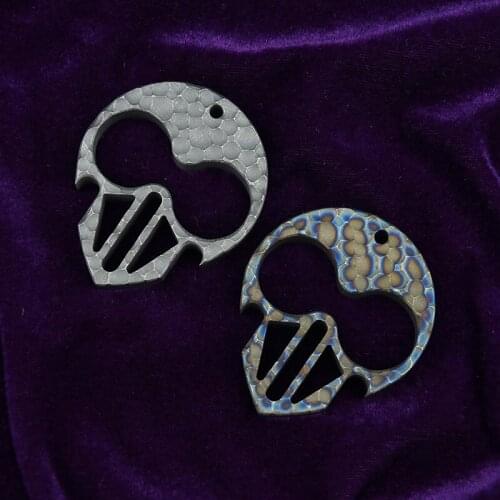 LEMIFSHE Hot Skull Skeleton bottle openers Combination Hand Tools sets Multi function Titanium outdoor survival pocket EDC gear