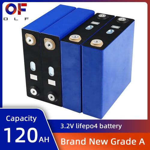 4-24pcs brand new Lifepo4 3.2V 135Ah lithium iron phosphate rechargeable battery solar energy storage inverter US/UK Tax Free