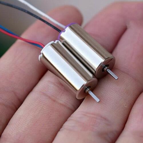 Mini 1020 Coreless Motor Electric DC 3V-12V 6V 9V 50000RPM Tiny 10*20mm NdFeB Strong Magnetic DIY RC Airplane Quadcopter Model