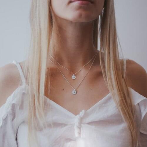 New personality trend stainless steel spherical pendant necklace mens and womens collar jewelry commemorative gift