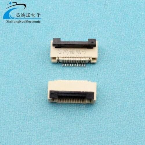 WZSM Free Shipping NEW FFC FPC Flexible Flat Cable Connector 0.5mm Pitch 10 pin Flexible cable Socket