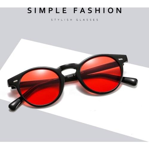Luxury Brand round Sunglasses Women Designer 2021 Trend Retro Oval Round Sun Glasses For Women Men Cat Eye Sunglass Lady Shade