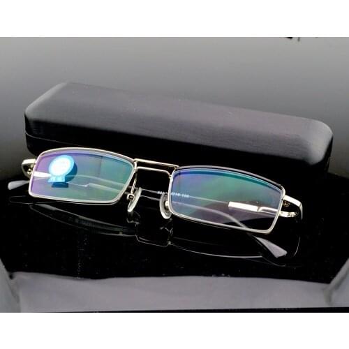 Luxury Blue Light Blocking Business Style Reading Glasses High Quality with PU Case CLARAVIDA America Brand Gentlemen +0.75~+4.0