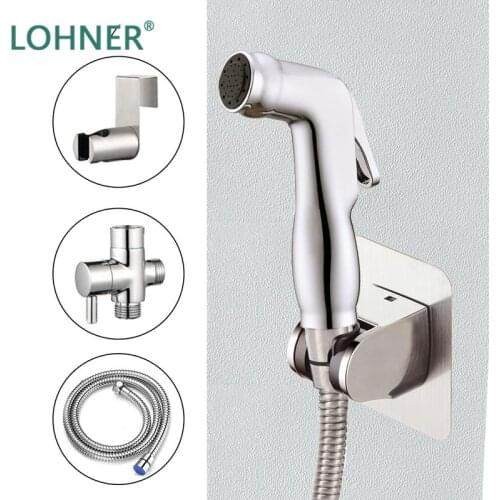 ABS Toilet Hand Held Bidet Faucet Sprayer Bidet Set Sprayer Gun Toilet Spray For Bathroom Self Cleaning Shower Head