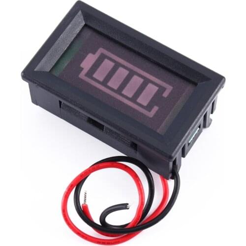 12V Acid Lead Batterie Tester Four Power Display Percentage Power Indicator Board Batterie Capacity Testeur Tools
