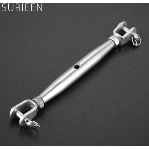 M6 Stainless Steel 316 Closed Body Rigging Screws With Jaw Fork Turnbuckle Bottlescrew Marine Sailing Hardware Boats Accessories
