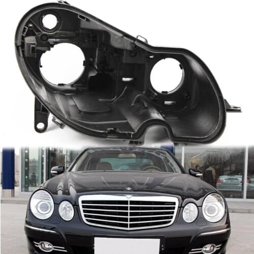 W211 shell Front headlight cover black base Headlight back shell for Mercedes-Benz W211 E200 E240 E350 E300 After the house2006
