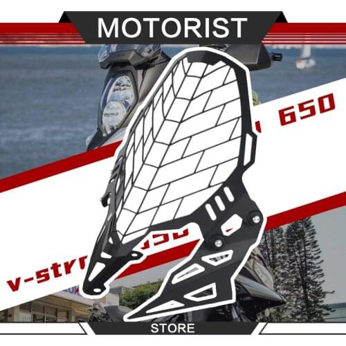 Motorcycle headlight net protection cover Anti-fall protection cover for SUZUKI V-strom 650 VSTROM 650 2017 18 19