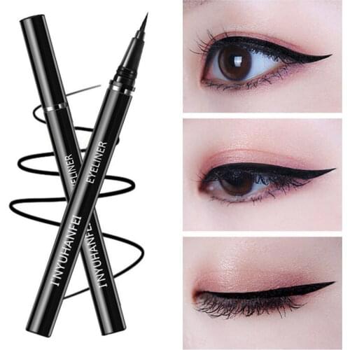1PC Women Eyeliner Liquid Pen Waterproof Long Lasting Quick Drying Smooth Eye Liner Pen Pencil Cosmetic Lady Beauty Make Up Tool