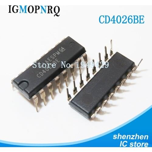 10PCS CD4026BE DIP CD4026 DIP16 HEF4026BP DIP-16 HCF4026BE new and IC