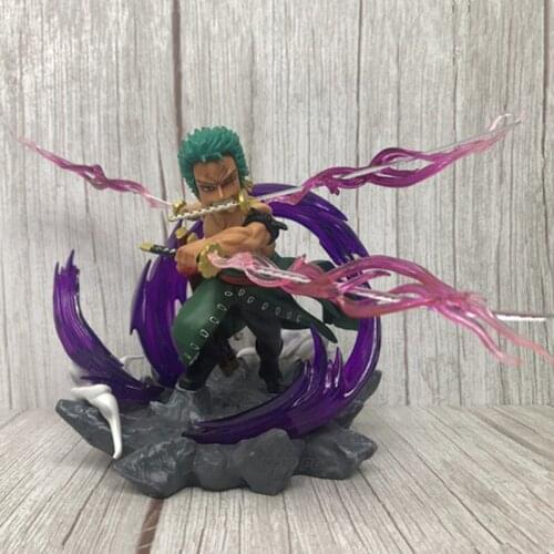 16cm One Piece Roronoa Zoro Three Thousand World Battle Form Figurine Toys PVC Action Figure Desk Decoration Model Toy