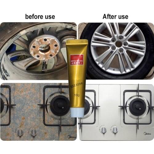 2 Pcs Ultimate Metal Polish Polishing Cream Scratch Repair Cream Multifunctional Cleaning Cream Powerful Universal Metal Cleaner