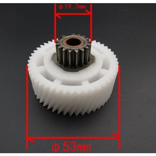 5PCS/Set Weston Meat Grinder Parts Gear Plastic Gear Teeth Diameter 53/19.7mm Bore Diameter 8mm New Unused Free Shipping