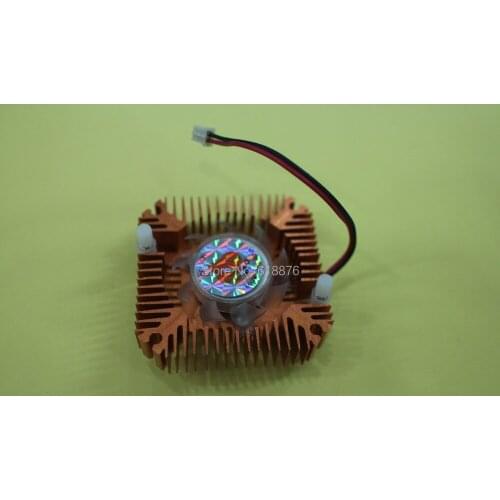 50pcs Aluminum Heatsink with fan for 5W/10W High Power LED Cooling Cooler DC12V