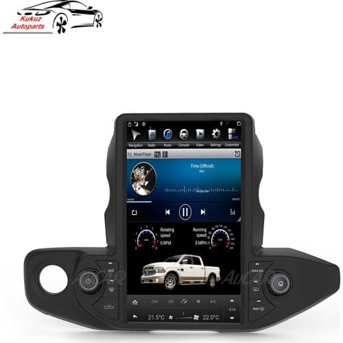 Aucar 13.6" Android 9.0 Vertical Screen Android Car Stereo Video DVD Player GPS Navigation Car Radio For Jeep Wrangler 2018-2021