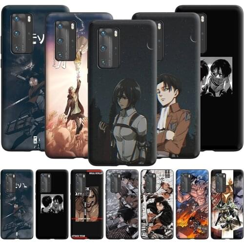 Attack On Titan Levi Case for Huawei P10 Lite P20 P30 P Smart 2021 Z P40 Pro