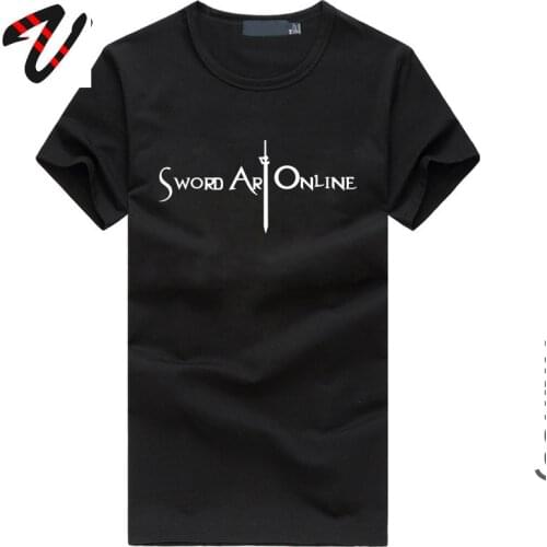 SAO Samurai Sword Art Online Print T Shirt 2019 New Listing Autumn Winter Casual Clothing Shirts Kirigaya Kazuto Japanese Anime