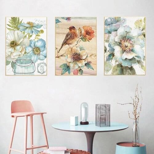 GATYZTORY 3PCS Diy Painting By Number Flower Painting By Numbers Paint Flower DIY Canvas Picture Hand Painted Home Decor Gift