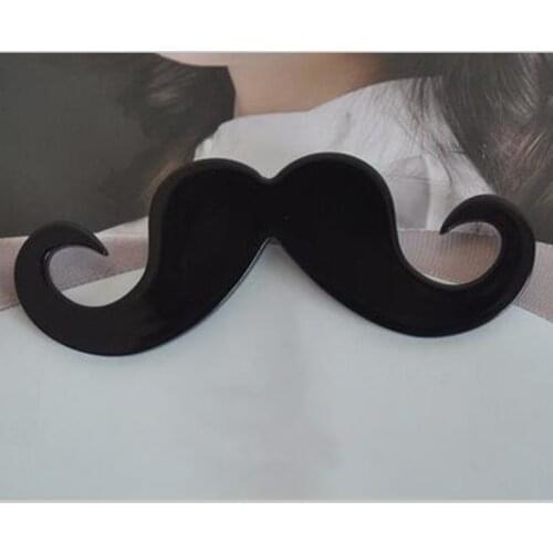 Hot Fashion Lovely Mini Vintage Mustache Brooches Pin Breastpin Jewelry Wholesale Tops Bag Pin Badge Jewelry For Girls