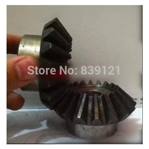 Metal bevel gear tooth surface quenching of 90 degrees 1:1 transmission 2M15