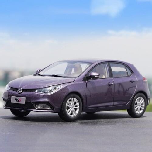 Diecast 1:18 Scale SAIC MG5 Coupe Simulation Alloy Car Model Collection Souvenir Ornaments Display Vehicle Toys Gift Show