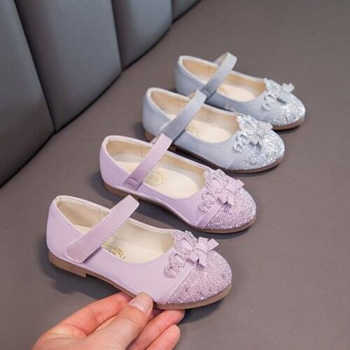 Fashion Flowers For Spring And Autumn Dress Girls Beautiful Shoes Kids Sneakers ChildrenS Leather Shoes Flat 1 2 3 4 5 6 Years