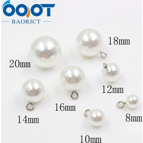 OOOT BAORJCT 179182,fashion imitate pearl buttons,DIY handmade clothing accessories,coat clothes Sewing shank buttons,10p
