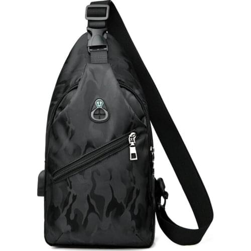 Street Style Camouflage Black Blue Grey Men Chest Bags Vest Strap Hip-Hop Tactical Tooling Chest Utility Bag Waterproof Pack