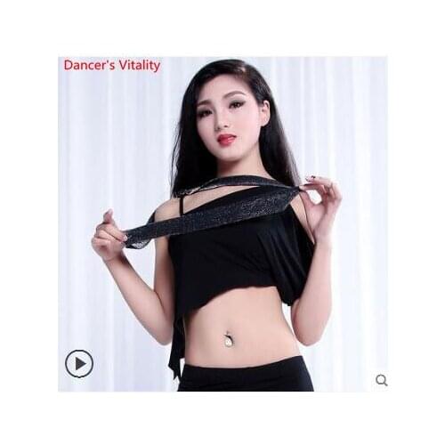Nylon Belly Dance Top Momen Sleeveless Belly Dance Top Sexy Top