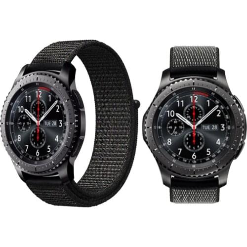 20-22mm Newest Nylon Band For Samsung Gear S3 Classic Frontier Sport Loop Bracelet & Fabric Wrist Strap For Huawei Watch 2 Pro