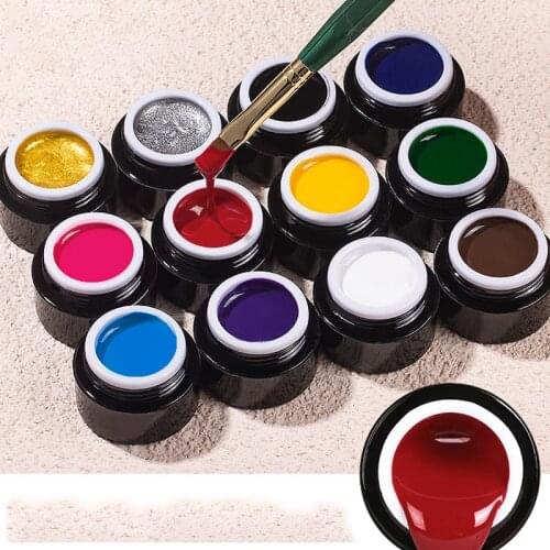 5ml Nail Art Stretch Drawing Glue Super Strong Painted Glue Nail Polish Spider Gel Quick Exten Elastic Point to Line Drawing Gel