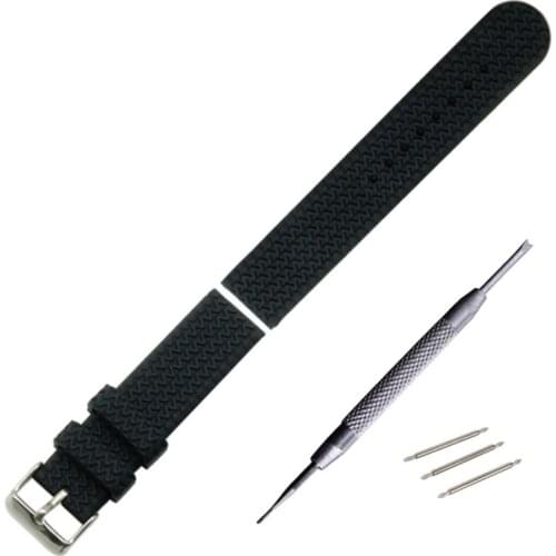 New 16mm 18mm 20mm 22mm Mens Womens Silicone Rubber Watch Strap Band Tread Waterproof Resin Watchband