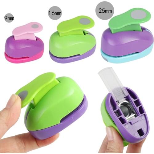 2020 Embossing Paper Shaper Cutter Cute Paper Scrapbooking Cutter Cards Round Hole Punch Handmade Cards Making Supplies