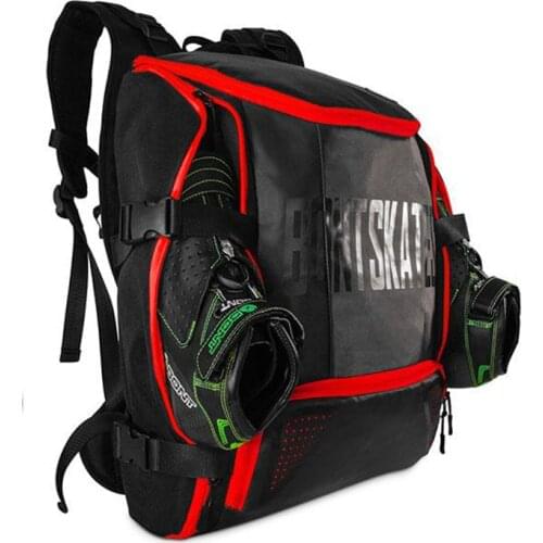 28L 100% Original Bont Inline Speed Skates Backpack Professional Roller Skating Shoes Bag Helmet Holder Protective Knee Pads Bag