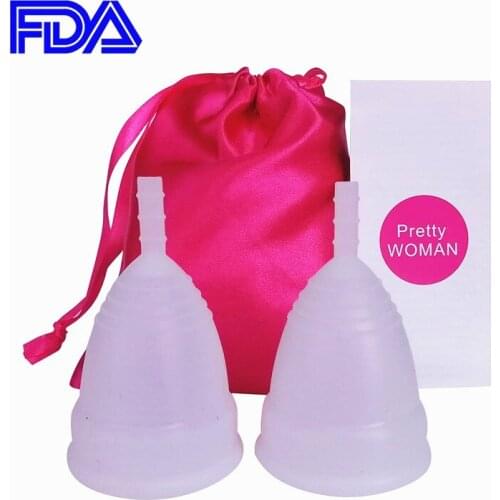 High Quality Menstrual Cup For Women Feminine Hygiene Medical 100% Silicone Cup Menstrual Reusable Lady Cup Copa Menstrual Pads