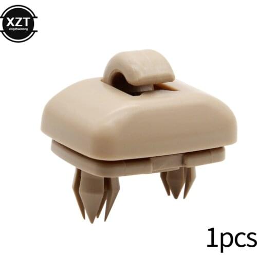 Plastic Gray/Beige Sun Visor Clip Hook Holder to 8U0857562 8E0857562 for Audi A1 A3 A4 A5 Q3 Q5 2013 2014 2015 High Quality C45