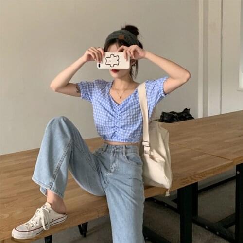 Women Jeans Show Thin Casual Pants Jean Female Trousers Wide Denim Skinny Pants All-match Simple Full-length