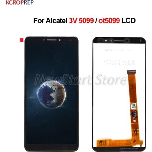 100% New For Alcatel 3V 5099 LCD Display Touch Screen Digitizer Assembly 6.0" For Alcatel 3V ot5099 lcd Replacement Accessory